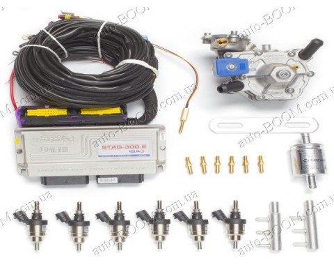 Комплект 4-го поколения Stag 300 ISA2 для 6-ти цилиндрового автомобиля