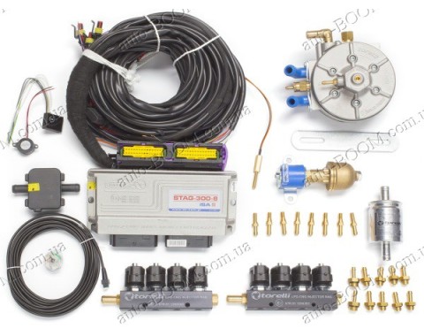 Комплект 4-го поколения Stag 300 ISA2 для 8-ми цилиндровых автомобилей