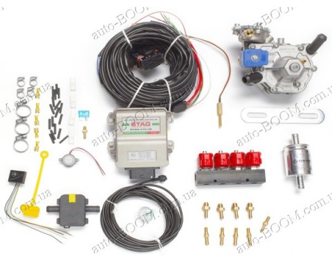 Комплект ГБО 4-го поколения Stag4 Plus с тороидальным баллоном