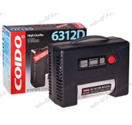 Компрессор автомобильный Coido 6312D 100psi/13Amp/20л манометр/Автостоп