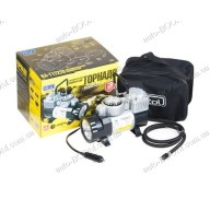 Компрессор автомобильный Торнадо КА-Т12220 (Vitol) 150psi / 14Amp / 35л / фонарь / автостоп