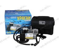 Компрессор автомобильный Ураган КА-У12051 (Vitol) 150psi / 14Amp / 35л / прикуриватель / переходник / автостоп
