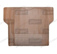 Универсальный резиновый коврик в багажник бежевый (Elegant)