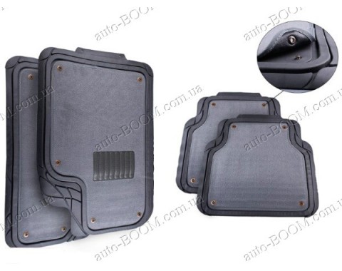 Универсальные коврики зима+лето серые (Elegant)