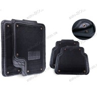 Универсальные коврики зима+лето черные (Elegant)