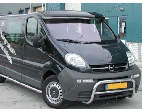 Козырьки на Renault Trafic 01-14 акрил. на креплении (TUR)