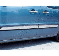 Молдинги дверей Citroen Berlingo 2 08- 4шт нерж (Omsaline)