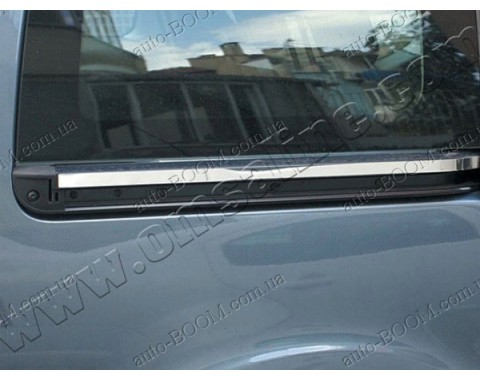 Молдинги под сдвижную дверь Citroen Berlingo 2 08- 2шт нерж (Omsaline)