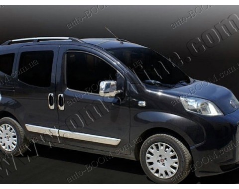 Молдинги дверей Citroen Nemo 07- 4шт нерж (Omsaline)