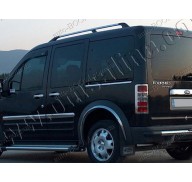 Молдинги дверей Ford Tourneo Connect 02- 4шт нерж (Omsaline)