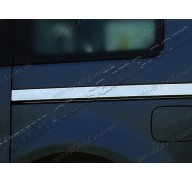 Молдинги под сдвижную дверь Mercedes Citan 12- 2шт нерж (Omsaline)