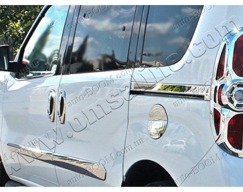 Молдинги дверей Opel Combo D 11- 4шт нерж (Omsaline)