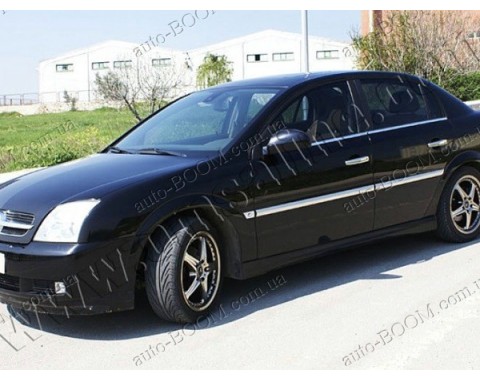 Молдинги дверей Opel Vectra C 02-08 универсал, 4шт нерж (Omsaline)
