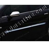 Молдинги дверей Peugeot 407 04-11 4шт нерж (Omsaline)