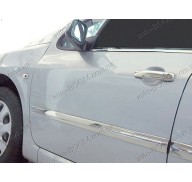 Молдинги дверей VW T5 Multivan 03- короткая база, 5шт нерж (Omsaline)