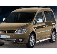 Молдинги дверей VW Caddy FL 10- 4шт нерж (Omsaline)
