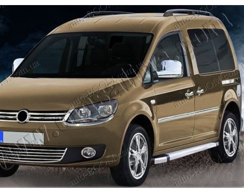 Молдинги дверей VW Caddy FL 10- 4шт нерж (Omsaline)