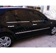 Молдинги дверей VW Golf 4 97-03 4шт нерж (Omsaline)