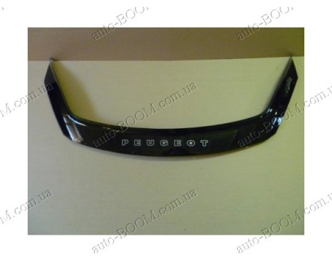 Дефлектор капота Peugeot 307 05-08 рестайл (Vip Tuning)