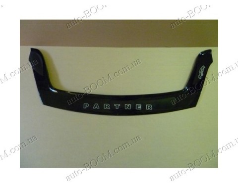 Дефлектор капота Peugeot Partner 08- (Vip Tuning)