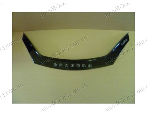 Дефлектор капота Renault Sandero 07- (Vip Tuning)