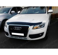 Дефлектор капота на Audi Q5 08- темная (Sim)