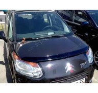 Дефлектор капота на Citroen C3 Picasso 09- (Sim)