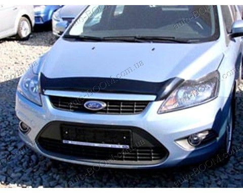 Дефлектор капота на Ford Focus 2 08-10 (Sim)