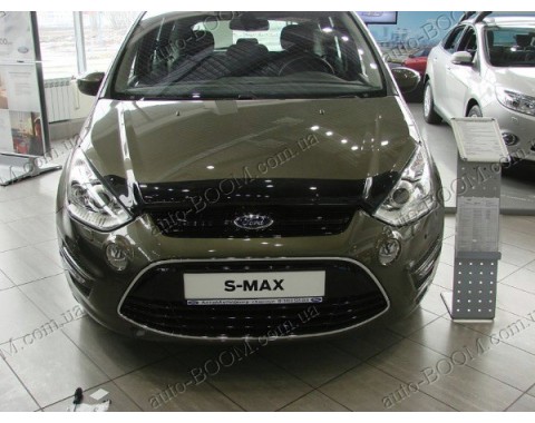 Дефлектор капота на Ford S-Max 10- темная (Sim)