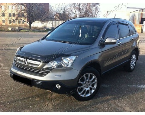 Дефлектор капота на Honda CR-V 3 06-10 (Sim)
