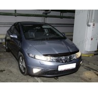 Дефлектор капота на Honda Civic 8 06-11 хетчбек (Sim)