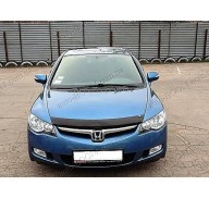 Дефлектор капота на Honda Civic 8 06-11 (Sim)
