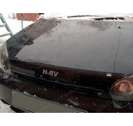 Дефлектор капота на Honda HR-V 98-06 logo (Sim)
