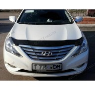 Дефлектор капота на Hyundai Sonata 10-15 (Sim)