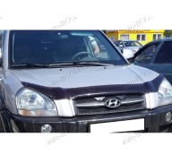 Дефлектор капота на Hyundai Tucson 04- (Sim)