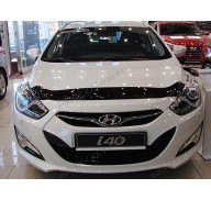 Дефлектор капота на Hyundai i40 11- (Sim)