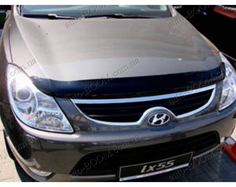 Дефлектор капота на Hyundai ix55 06-12 (Sim)