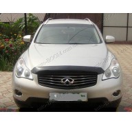 Дефлектор капота на Infiniti EX35 07- (Sim)