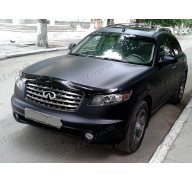 Дефлектор капота на Infiniti FX35 03-08 (Sim)