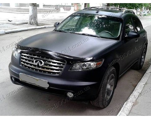 Дефлектор капота на Infiniti FX35 03-08 (Sim)
