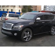 Дефлектор капота на Infiniti QX56 10- темная (Sim)