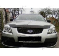 Дефлектор капота на Kia Rio 05-11 темная (Sim)