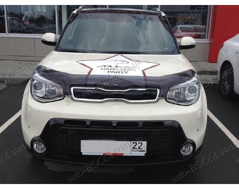 Дефлектор капота на Kia Soul 14- (Sim)