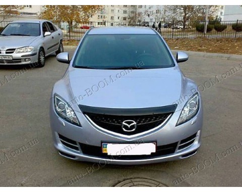 Дефлектор капота на Mazda 6 07-12 (Sim)