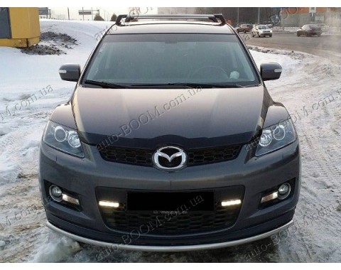 Дефлектор капота на Mazda CX-7 06-12 (Sim)
