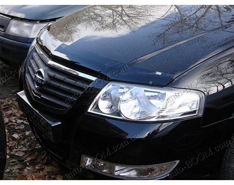 Дефлектор капота на Nissan Almera Classic 06- (Sim)