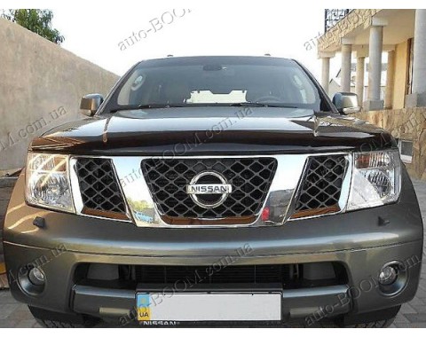 Дефлектор капота на Nissan Pathfinder 3 04-12 (Sim)