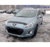 Дефлектор капота на Peugeot 308 07-13 (Sim)