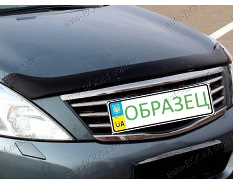 Дефлектор капота на Audi A6 11- темная (Sim)