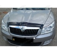 Дефлектор капота на Skoda Octavia A5 09-12 (Sim)